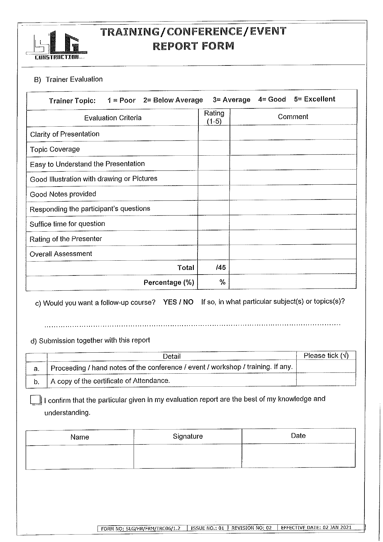 SLG-PRO-SOP Page 12